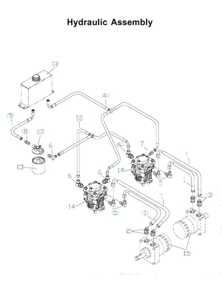 Husqvarna WHF4215ETS - Hydraulic Pump