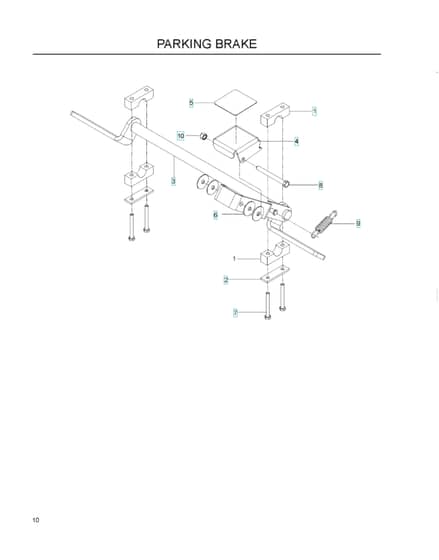 Husqvarna WHF5223966947006 - Parking Brake