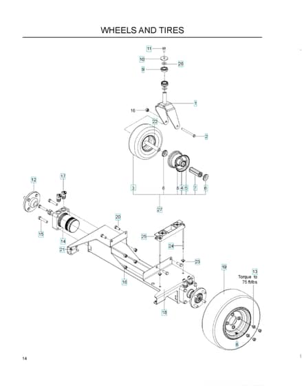 Husqvarna WHF5223966947006 - Wheels & Tyres