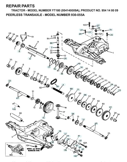 Husqvarna Yt180 - Transmission