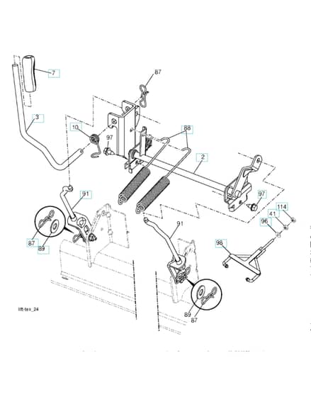 Husqvarna Yt48Dxls - Mower Lift Lever