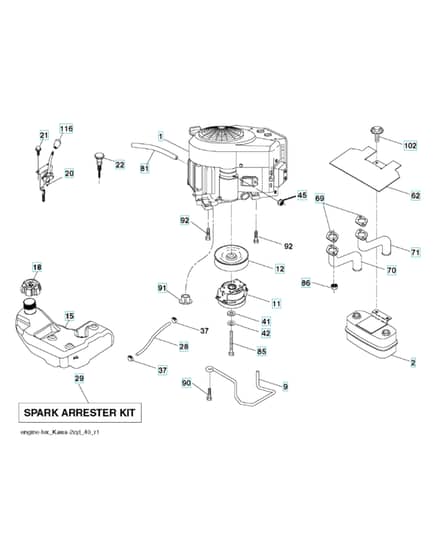 Husqvarna Yt54Ls - Engine