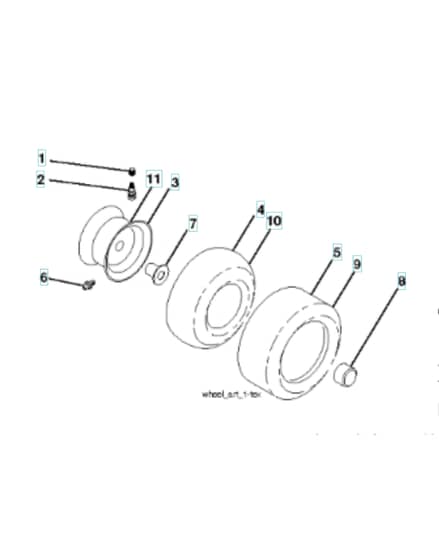 Husqvarna Yta19K42 - Wheels & Tyres