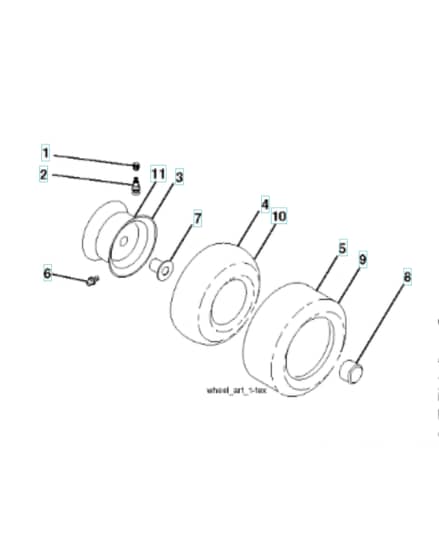 Husqvarna Yta20V46 - Wheels & Tyres