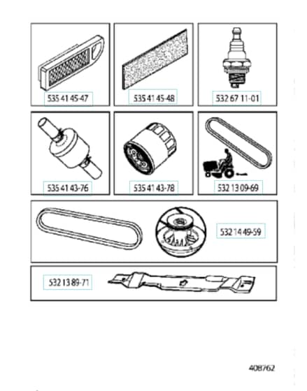 Husqvarna Yth150 Twin - Frequently Used Parts