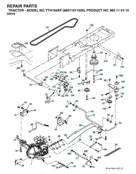 Husqvarna Yth150 Xp - Drive