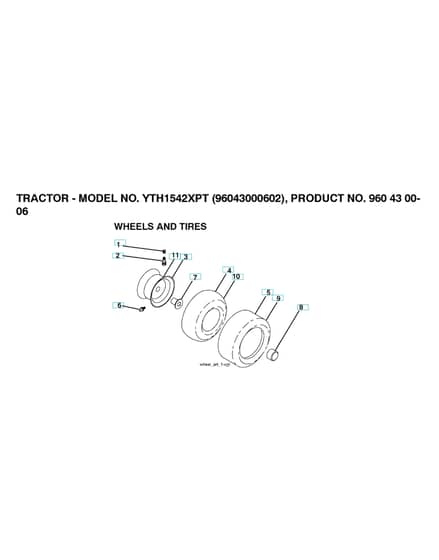 Husqvarna Yth1542 Xp - Wheels & Tyres