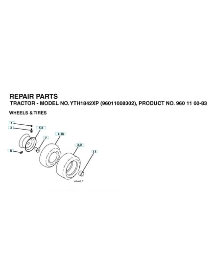 Husqvarna Yth1842 Xp - Wheels & Tyres