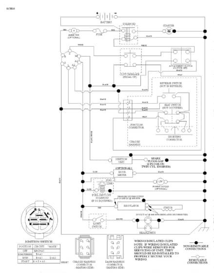Husqvarna Yth18K42 - Schematic