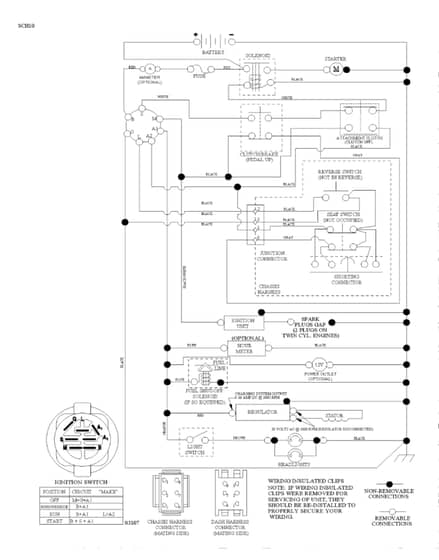 Husqvarna Yth1942 - Schematic