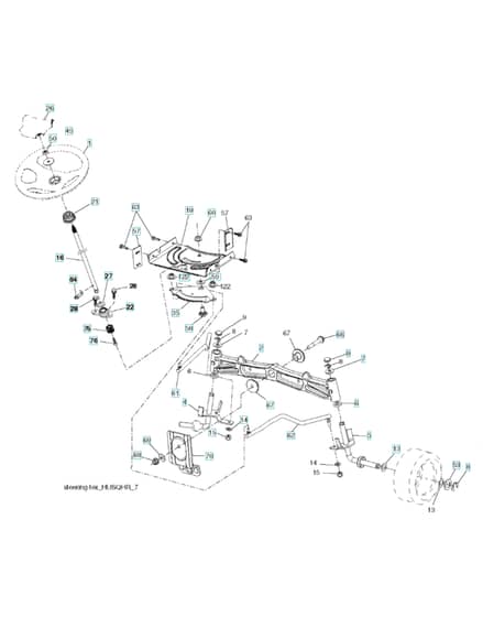 Husqvarna Yth2042 - Steering