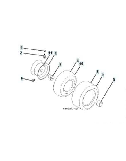 Husqvarna Yth2042 Twin - Wheels & Tyres