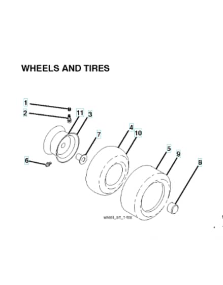 Husqvarna Yth20F42 T - Wheels & Tyres