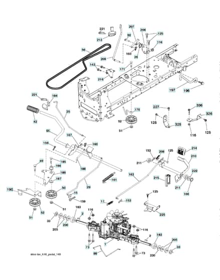 Husqvarna Yth20V46 - Drive
