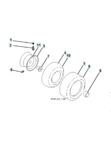 Husqvarna Yth220 Twin - Wheels & Tyres