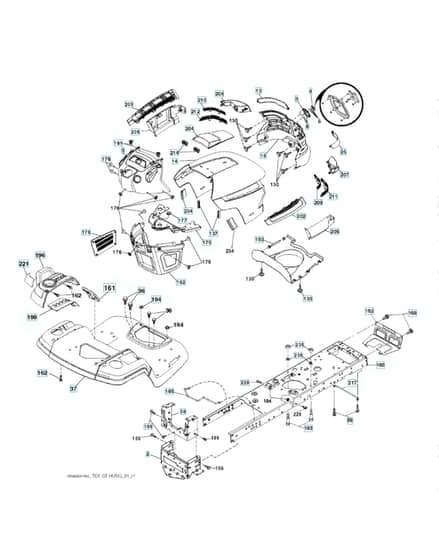 Husqvarna Yth2242 Tf - Chassis & Enclosures