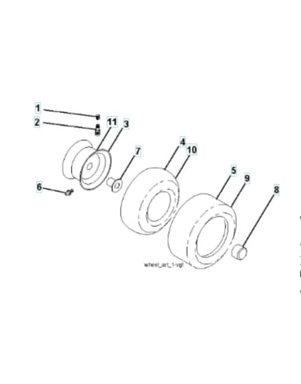 Husqvarna Yth2242 Tf - Wheels & Tyres