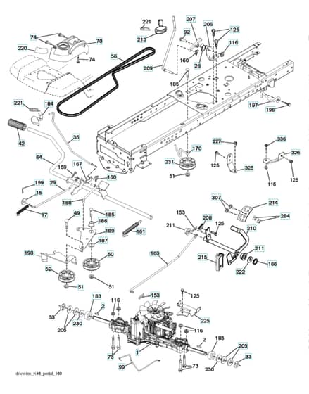 Husqvarna Yth2242Tdrf - Drive