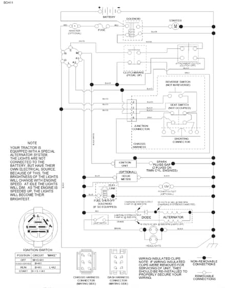 Husqvarna Yth2246 - Schematic