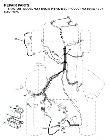 Husqvarna Yth2248B - Electrical