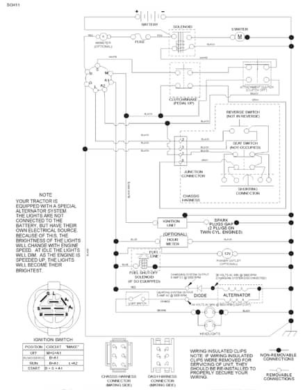 Husqvarna Yth22V42 - Schematic