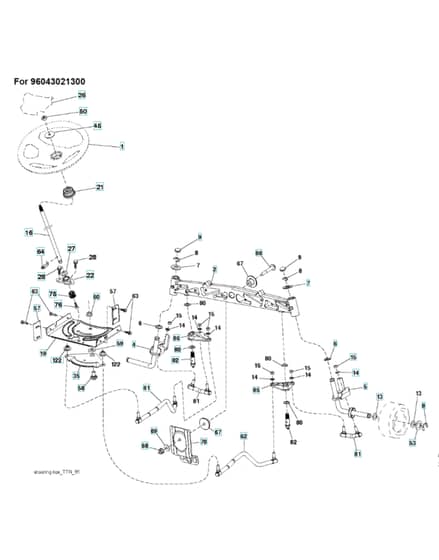Husqvarna Yth22V46 - Steering 2