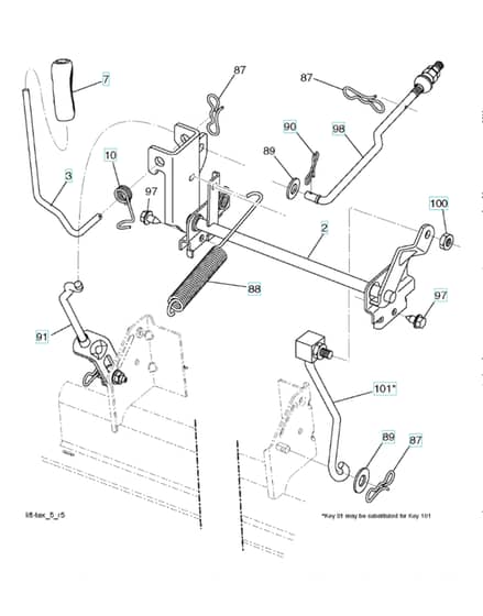 Husqvarna Yth22V46Xls - Mower Lift & Deck Lift