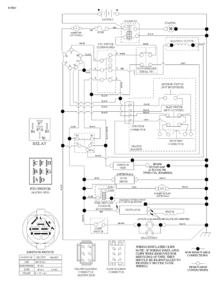 Husqvarna Yth22V46Xls - Schematic