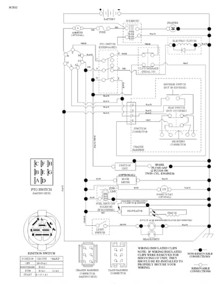 Husqvarna Yth24V54 - Schematic