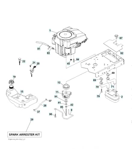 Husqvarna Yth2546 Td - Engine