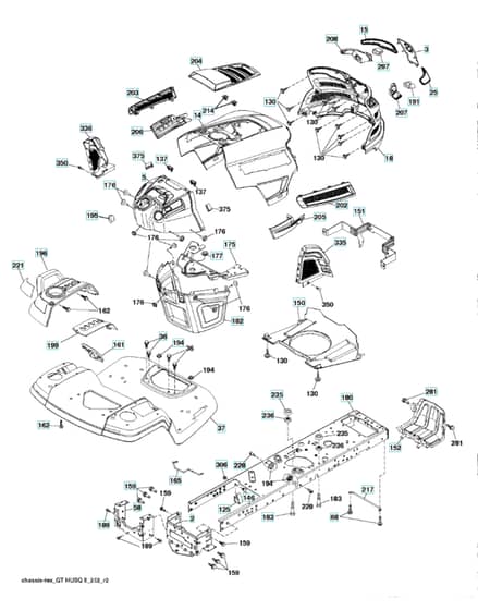 Husqvarna Yth2642Tdf - Chassis & Enclosures