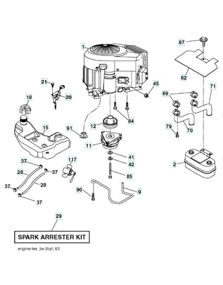 Husqvarna Yth2648 Tf - Engine