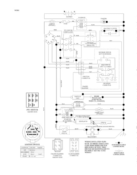 Husqvarna Yth2648 Tf - Schematic