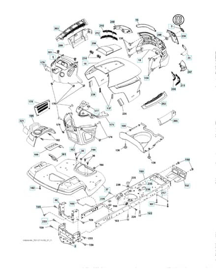 Husqvarna Yth2648Tdf - Chassis & Enclosures