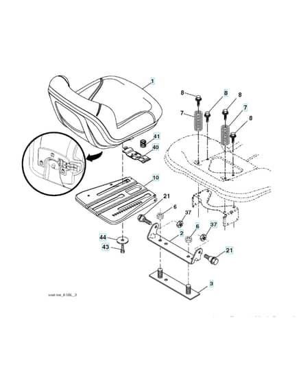 Husqvarna Yth2648Tdrf - Seat