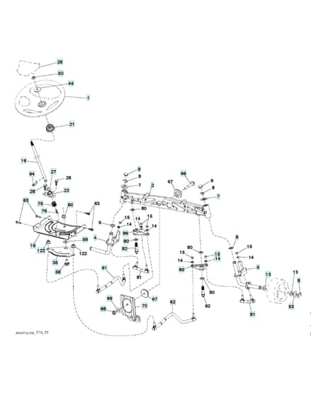 Husqvarna Yth2648Tdrf - Steering