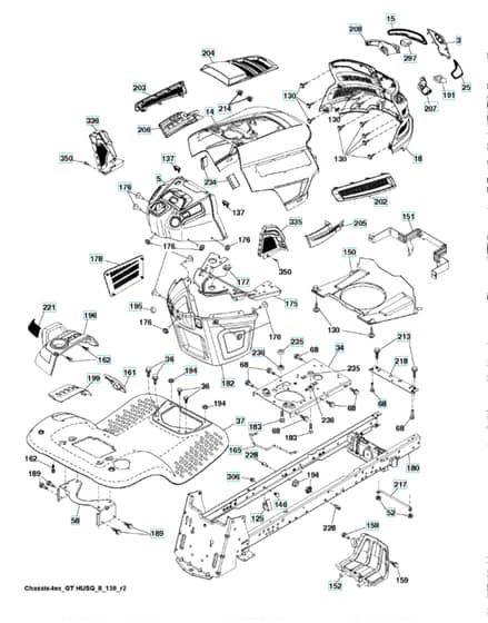 Husqvarna Yth2754 T - Chassis & Enclosures