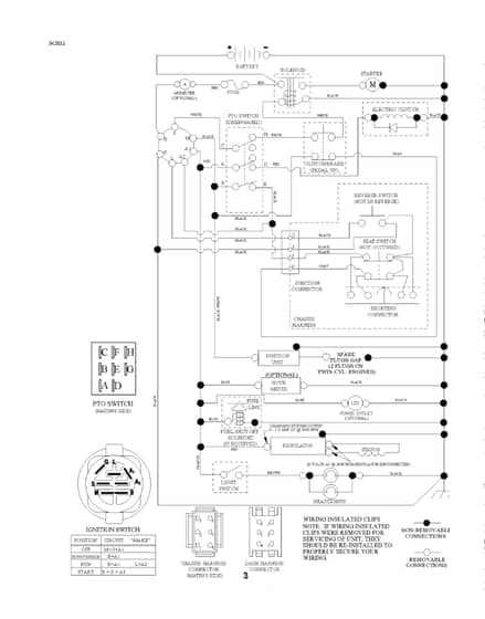 Husqvarna Yth2754 T - Schematic