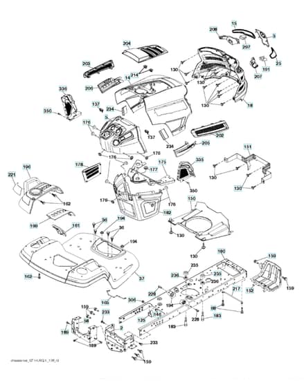 Husqvarna Yth48Xls - Chassis & Frame