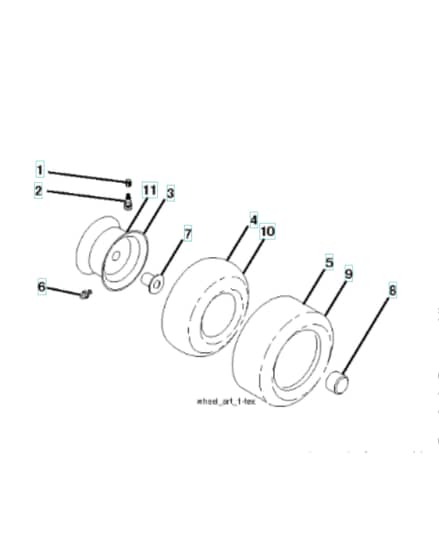 Husqvarna Yth 224T - Wheels & Tyres