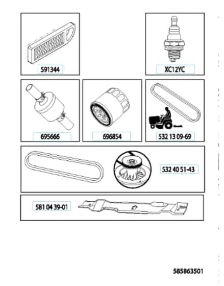 Husqvarna Yth 224Tfi - Accessories