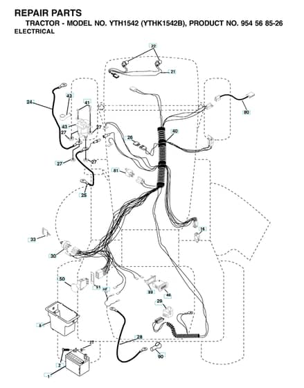 Husqvarna Ythk1542B - Electrical