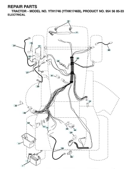 Husqvarna Ythk1746B - Electrical