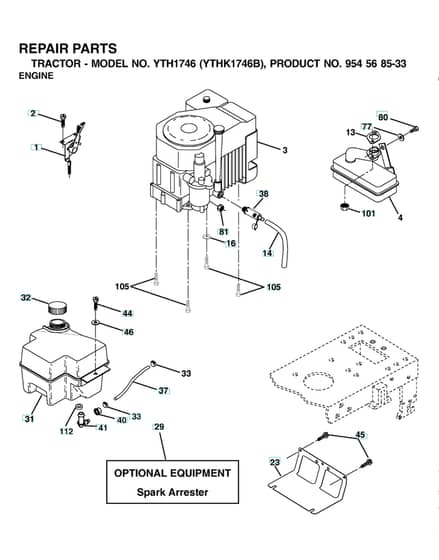 Husqvarna Ythk1746B - Engine