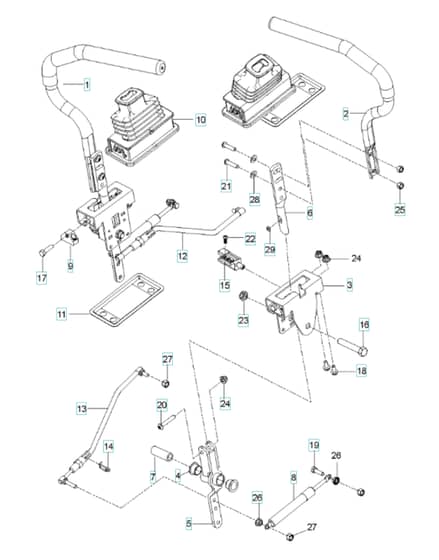 Husqvarna Z142 - Steering