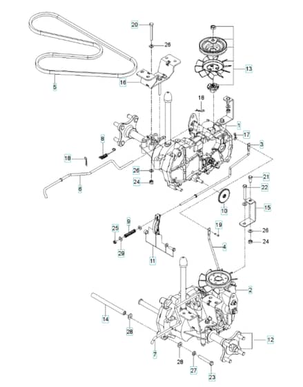 Husqvarna Z146 - Hydraulic Pump