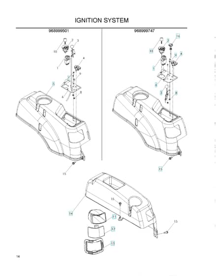 Husqvarna Z16 - Ignition System