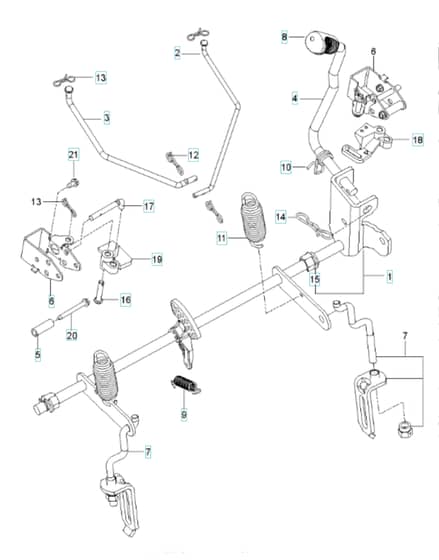 Husqvarna Z254 - Mower Lift & Deck Lift