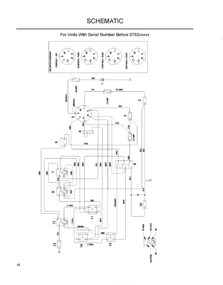 Husqvarna Z4218 - Schematic