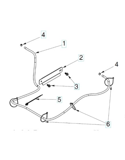 Husqvarna Z448 - Fuel System Vapor Line